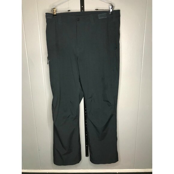 Eddie‎ Bauer Mens Black Weather edge stretch Rain Ski Snow Pants Size Mens LG - Picture 1 of 8